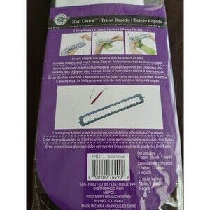 Loops & Threads Knit Quick Long Loom & Hook 14" Knitting scarves